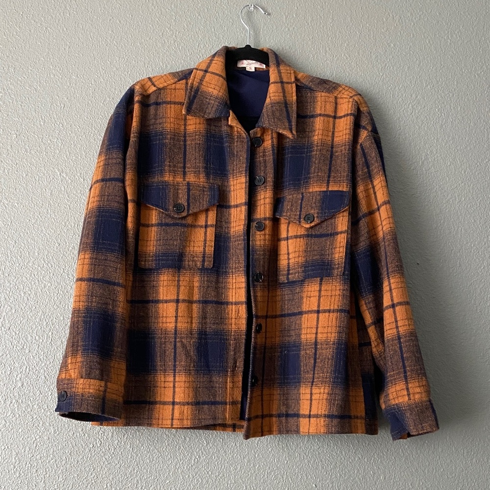 Plaid Women's Shirt Jacket